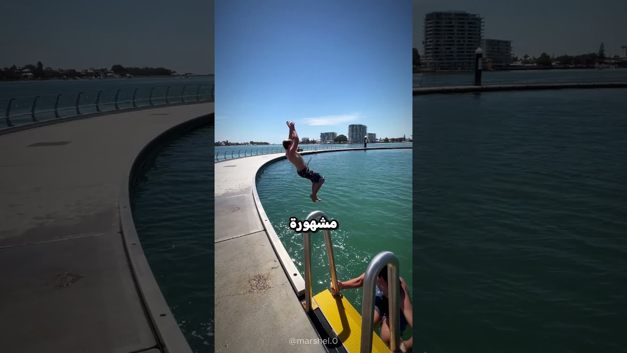 هذي القفزة ممنوعة في المسبح ! 💦