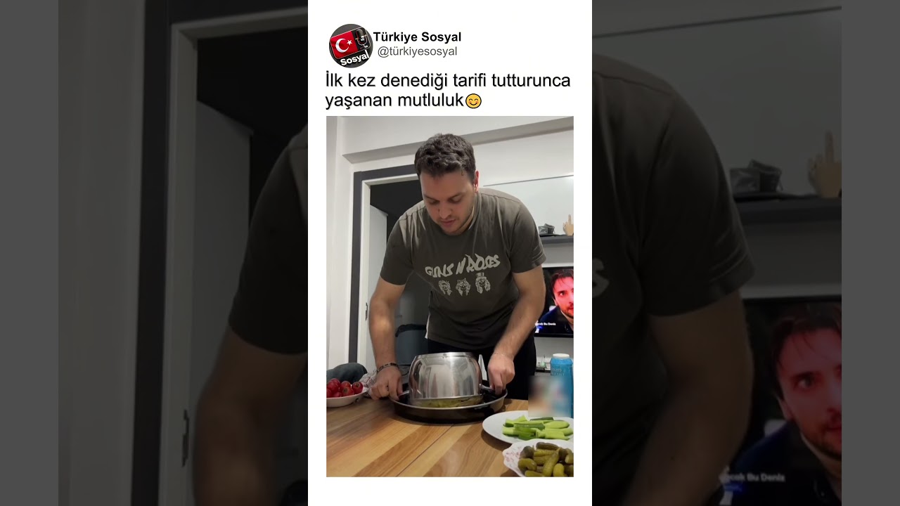 Yaptığı Yemeğin Gururunu Yaşayan Adam👏