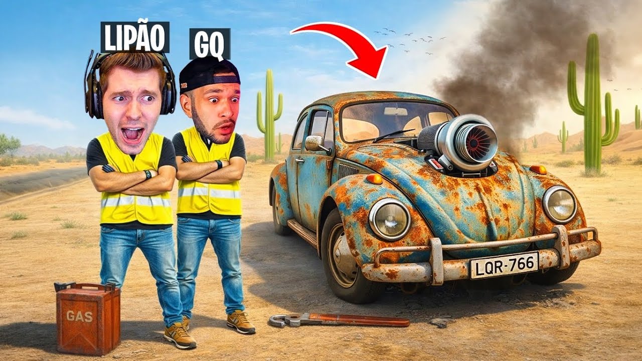 TROLLEI meu amigo com FUSCA ABANDONADO! - The Long Drive