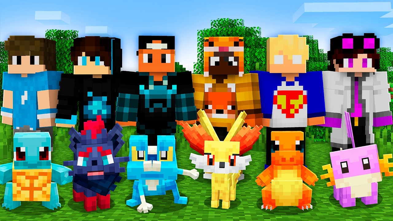 CREATIVE SQUAD JOGANDO COBBLEMON PELA PRIMEIRA VEZ 