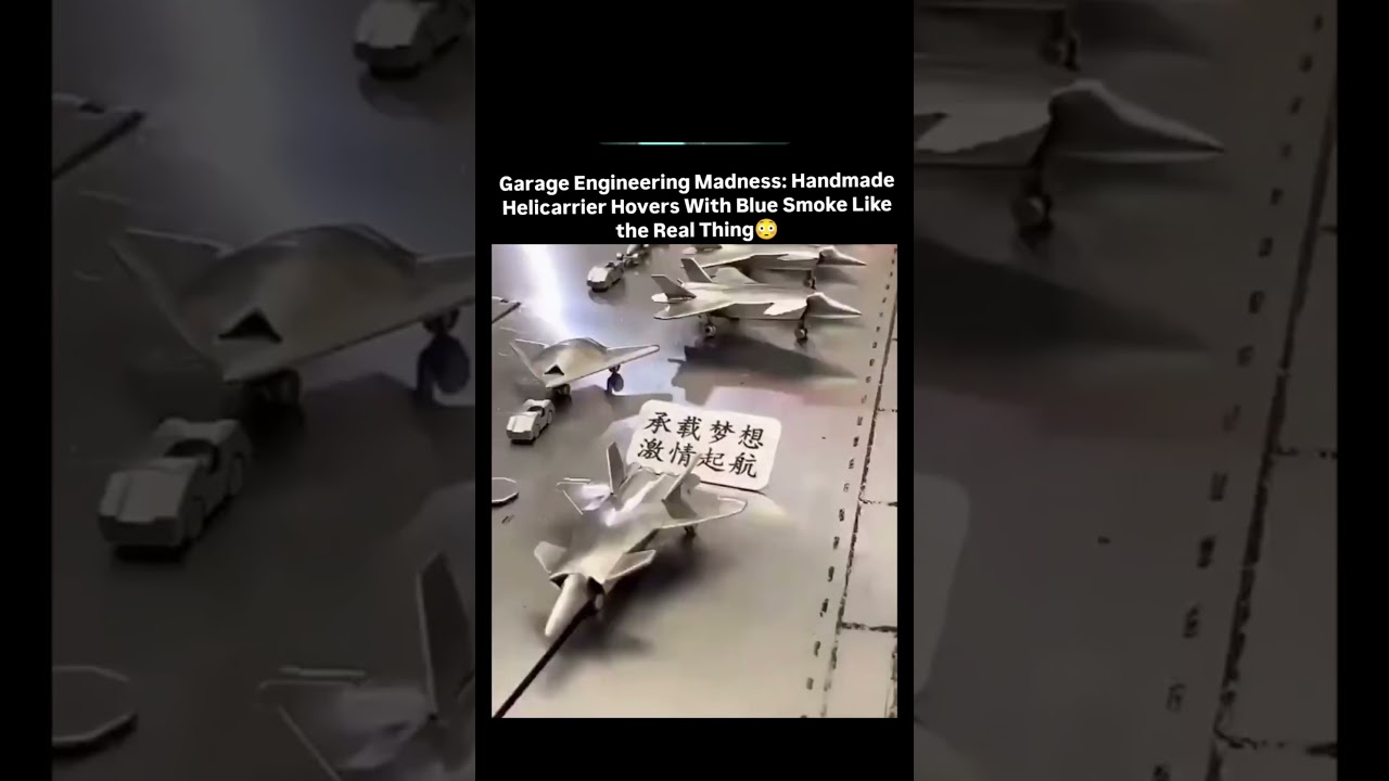 Garage Engineering Madness: Handmade Helicarrier Hovers With Blue Smoke Like the Real Thing 👁️‍🗨️