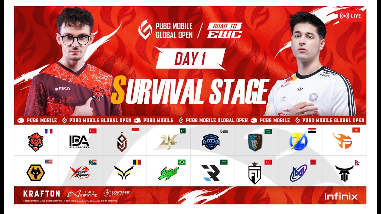 [URDU] 2026 PMGO S1 Main Event | Survival Stage | PUBG MOBILE GLOBAL OPEN Season 1