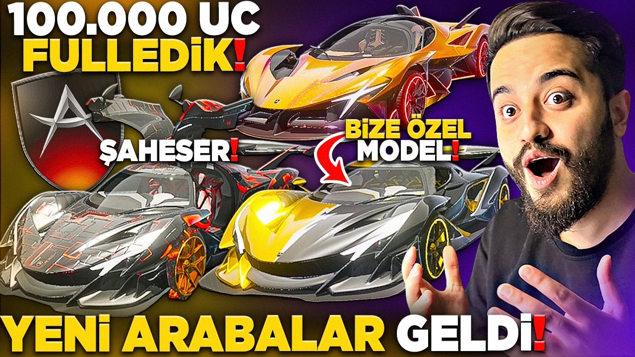 APOLLO ARABALAR GELDİ! 100.000 UC YENİ ŞAHESER ve BİZE ÖZEL MODEL! PUBG Mobile