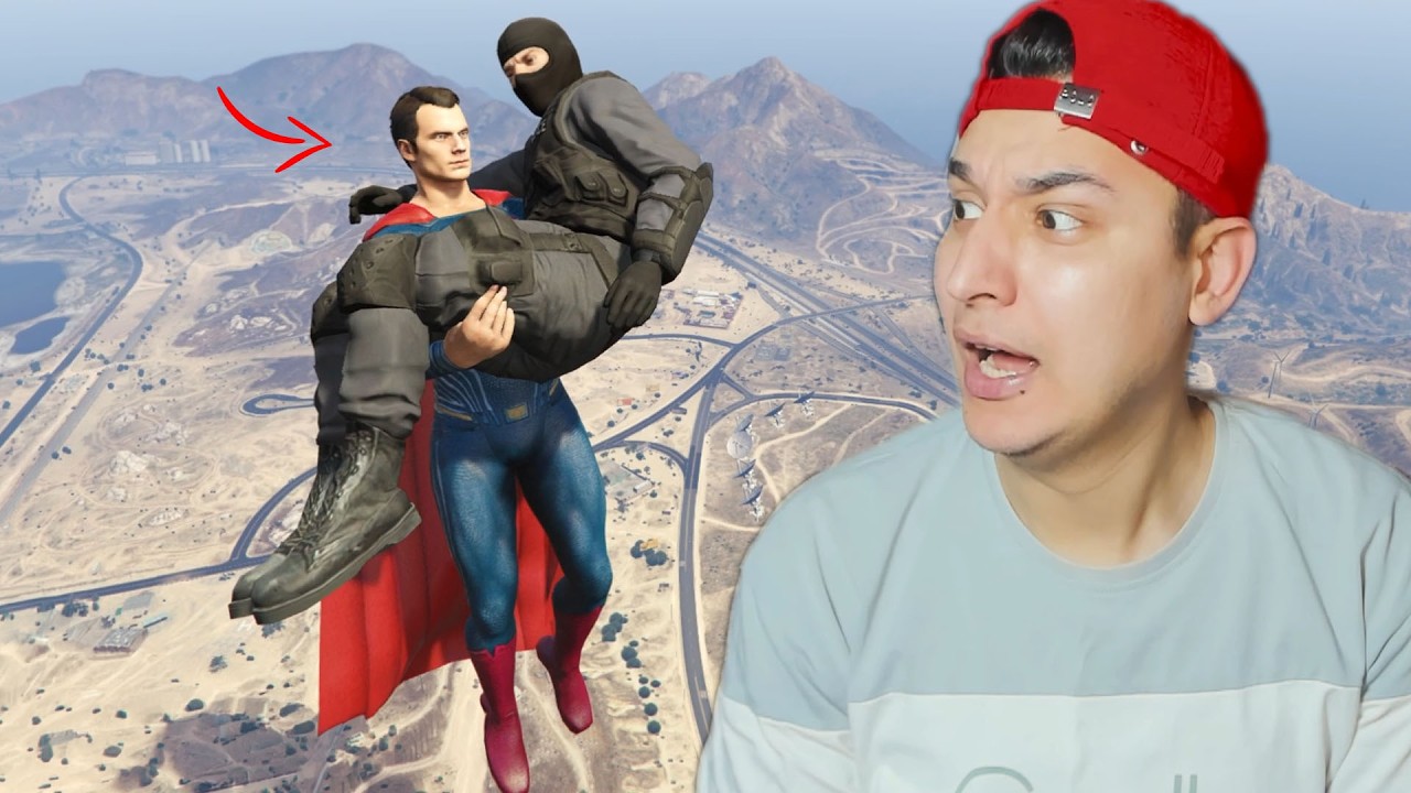 اصلانو يمتلك القوة الخارقة للبطل سوبر مان !! GTA V