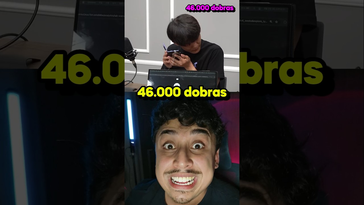 O Galaxy Z Fold sobreviveu a 200.000 dobras?? #shorts