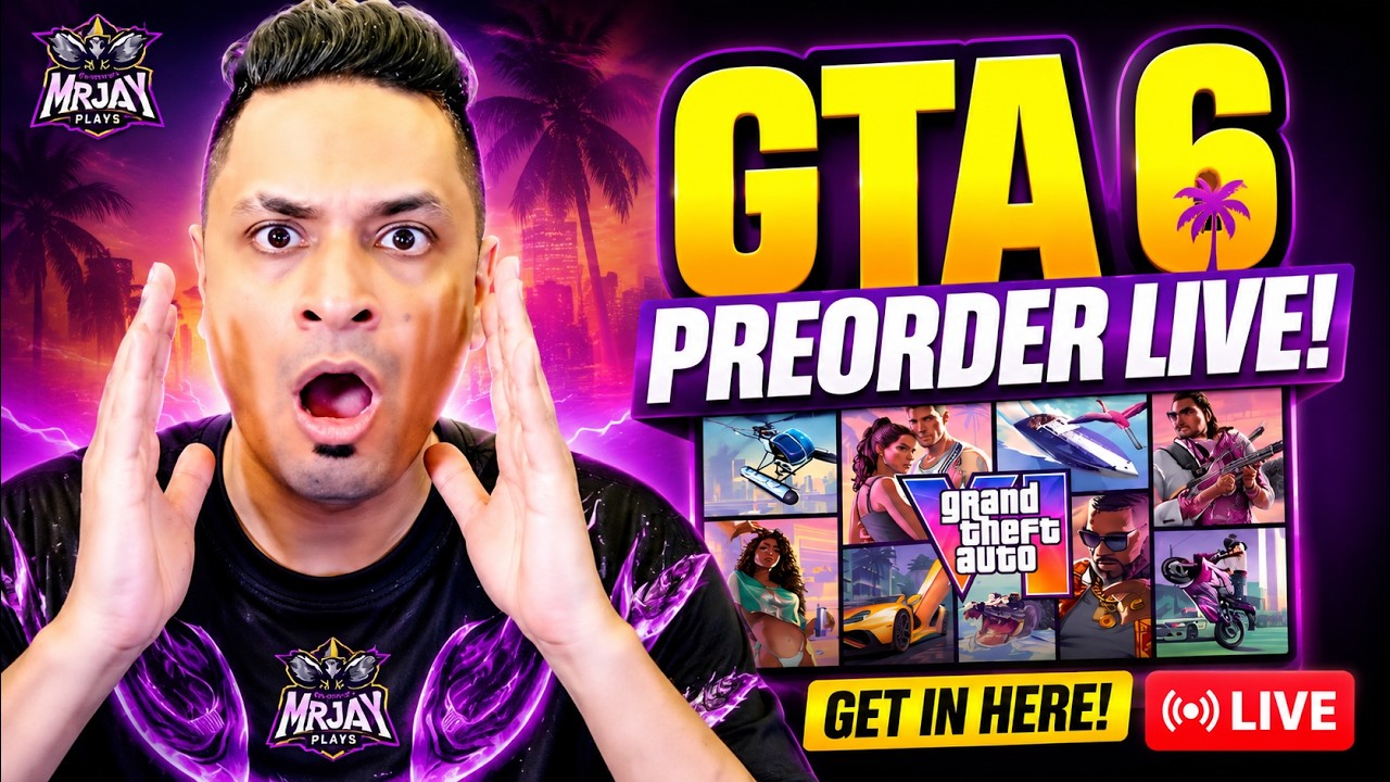 GTA 6 LIVESTREAM (PREORDER) 😱 TRAILER 3 COMING TODAY? | MRJAYPLAYS
