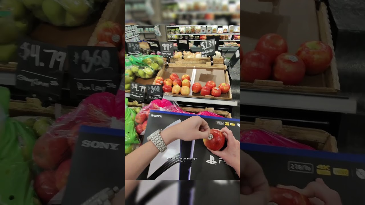 Free PS5 Glitch Using Apples 🍎 #funny #freewill #ps5 #target #ytshorts