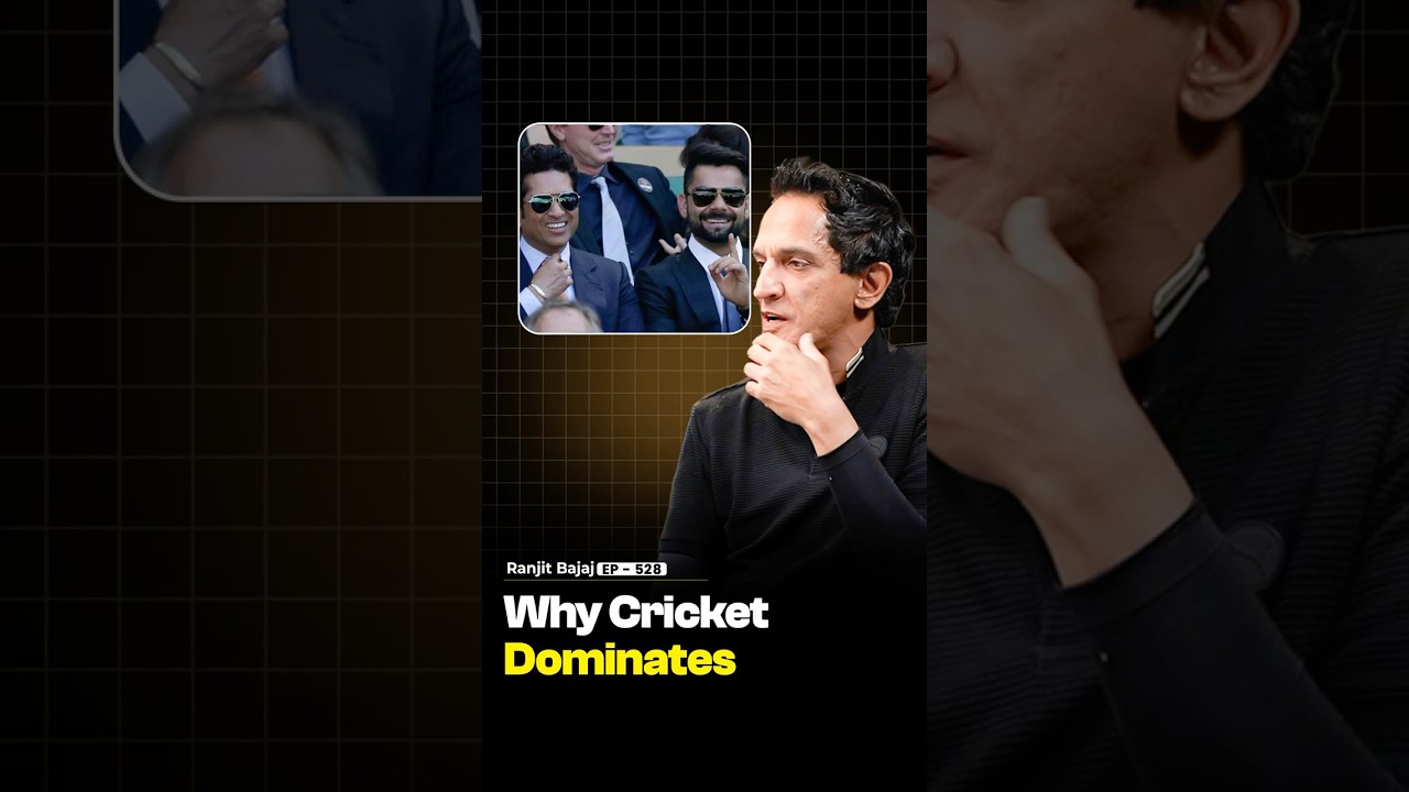 Why Cricket Dominates - Ranjit Bajaj | Raj Shamani #shorts