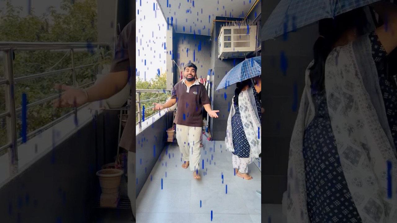 Gaurav ki tarha kya aapko bhi barish pasand hai #gauravaroravlogs #youtubeshorts #shorts