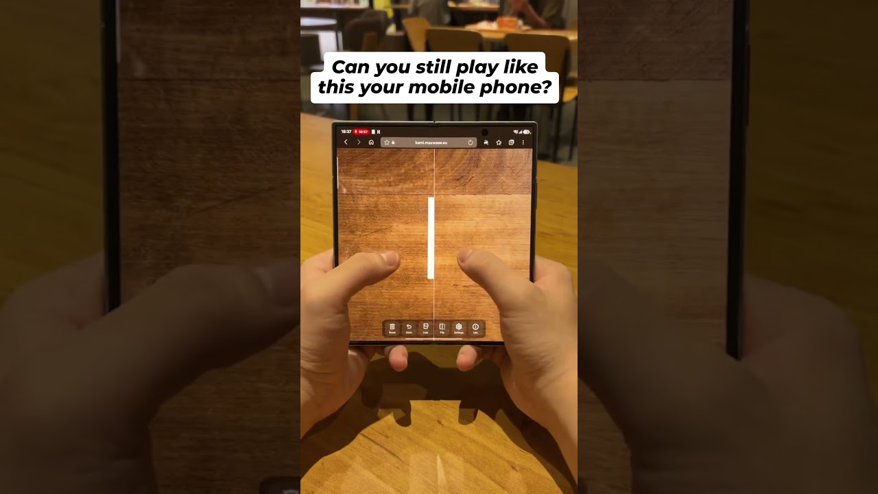 Samsung Fold7: This is a game only playable on a foldable phone. #foldablephone #Samsung #fold7