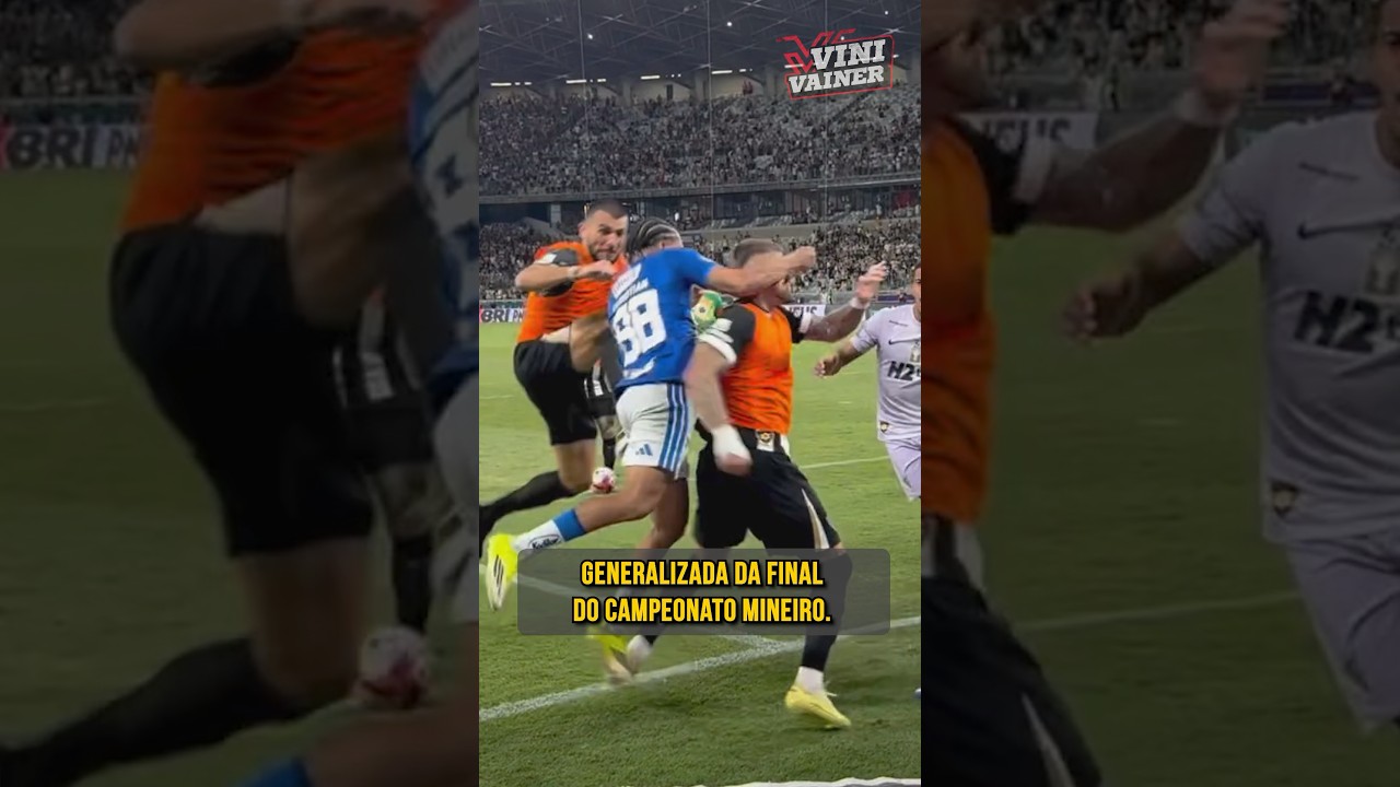 OS EXPULSOS DA CONFUSÃO DO CLÁSSICO MINEIRO #shorts