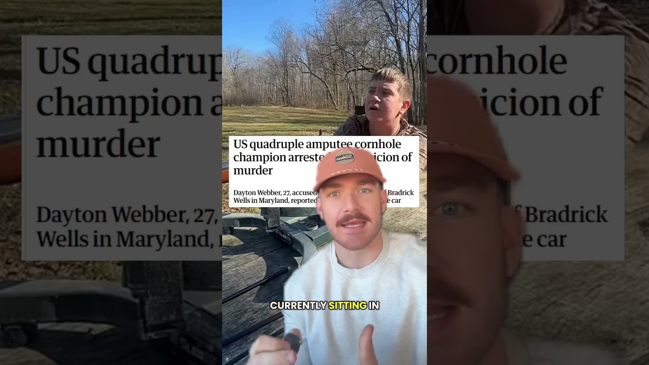 Dayton Webber, the world’s first quadruple amputee to ever turn pro in the American Cornhole League