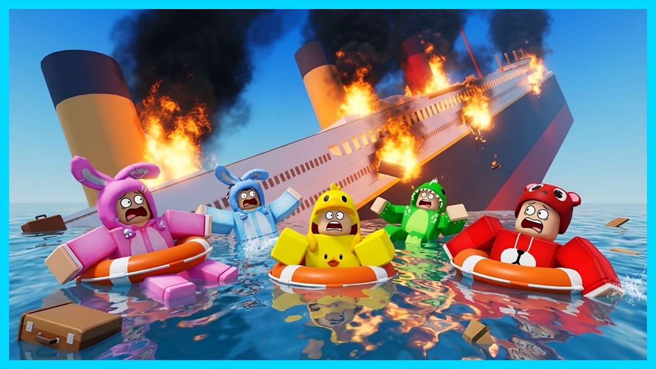 MIPAN & ZUZUZU Bertahan Hidup Di Kapal Laut Yang Tenggelam! ROBLOX