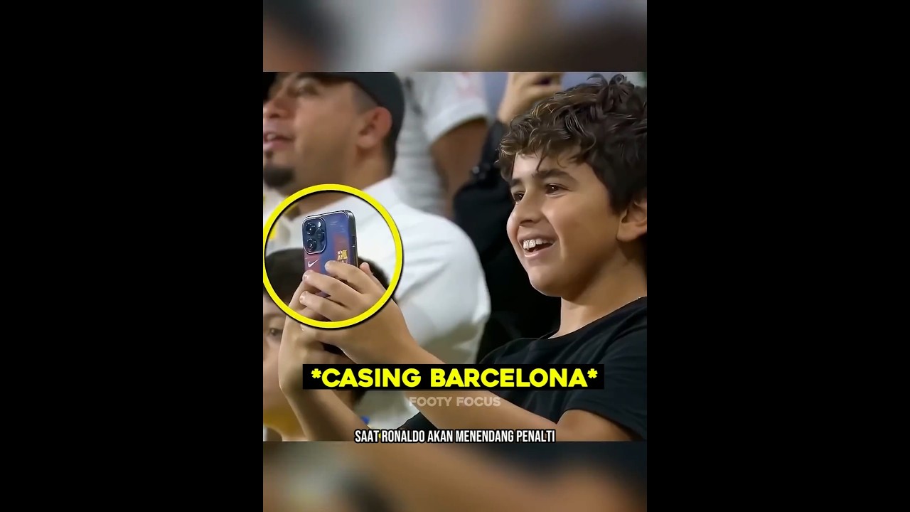 Ronaldo tidak suka casing Barcelona 😳