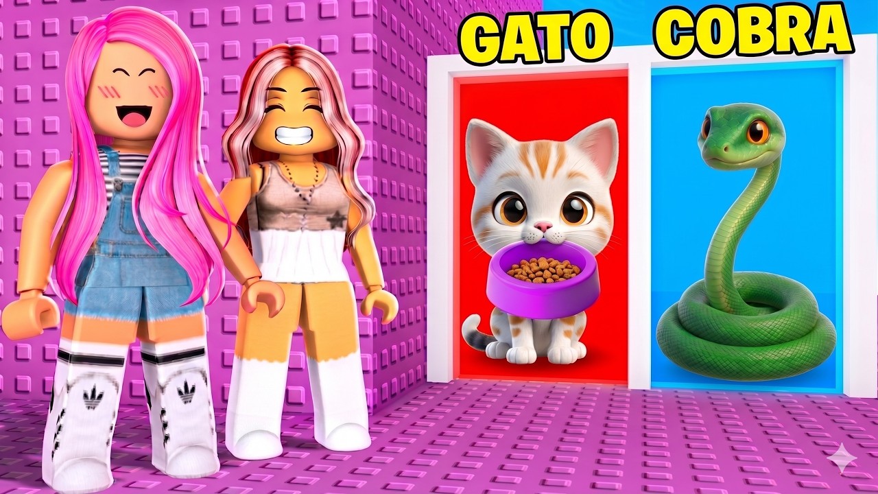 FAZENDO ESCOLHAS NA TORRE DOS ANIMAIS NO ROBLOX 