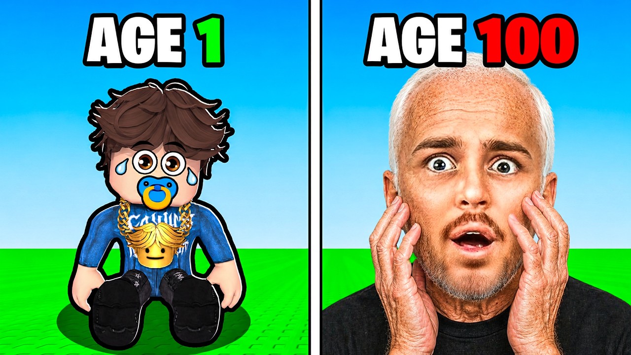 Roblox, But EVERY SECOND I Get OLDER..