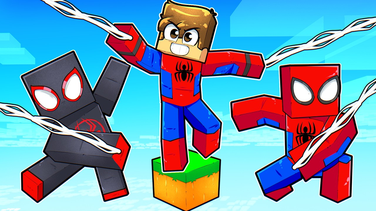 VIREI HOMEM ARANHA em um BLOCO para TROLLAR meus AMIGOS!