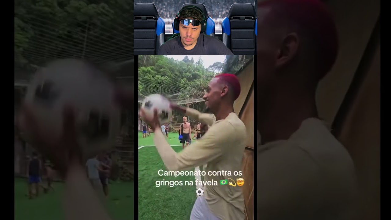 Quando um gringo vai jogar na favela