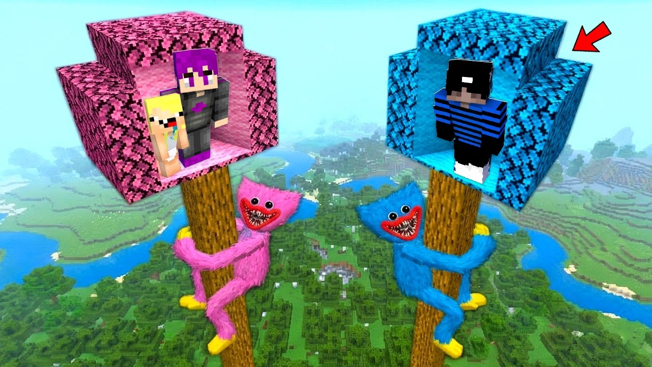 ماين كرافت : بناء اول منزل أمن ضد وحوش بوبي بلاي تايم الجزء 5 مع براء 🔥😱