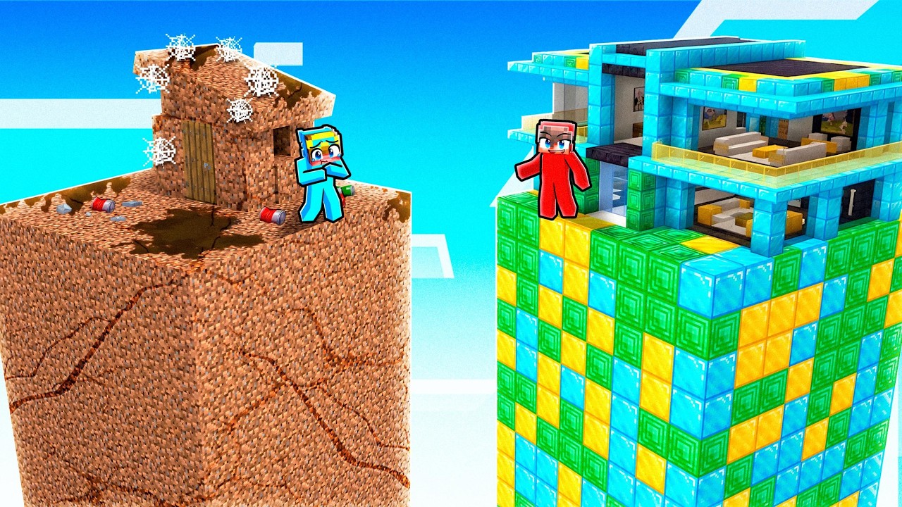 From POOR to RICH Chunk in Minecraft! - Published by Cash