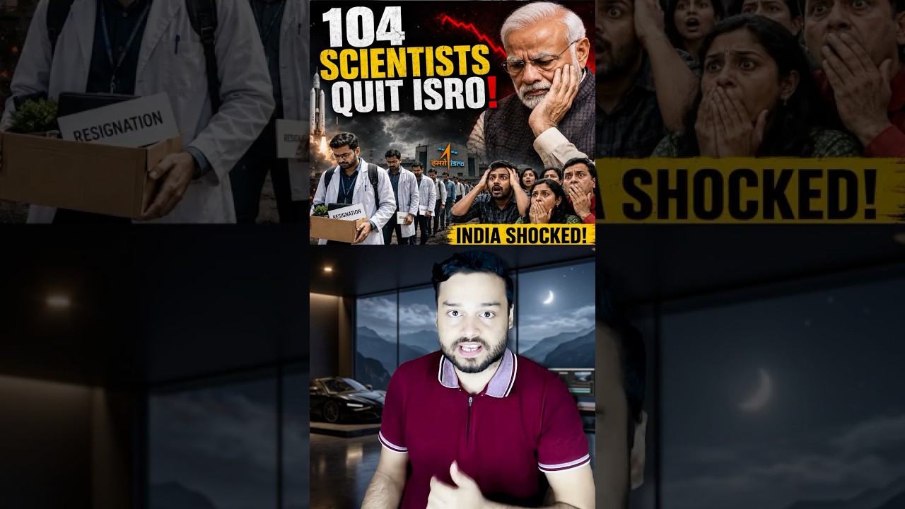 Worst News! 100+ ISRO Scientists QUIT Government JOBS! Space Missions in BIG Trouble! #shorts