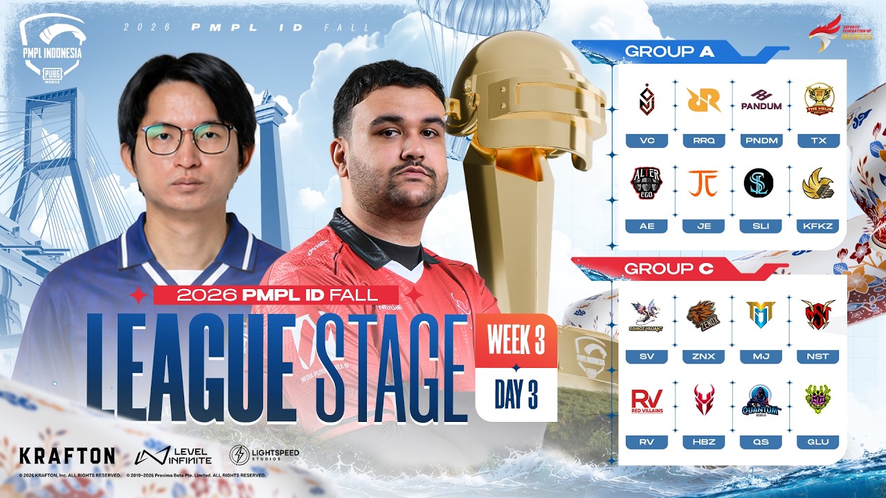 [ID] 2026 PMPL ID Fall League stage | Week 3 Day 3