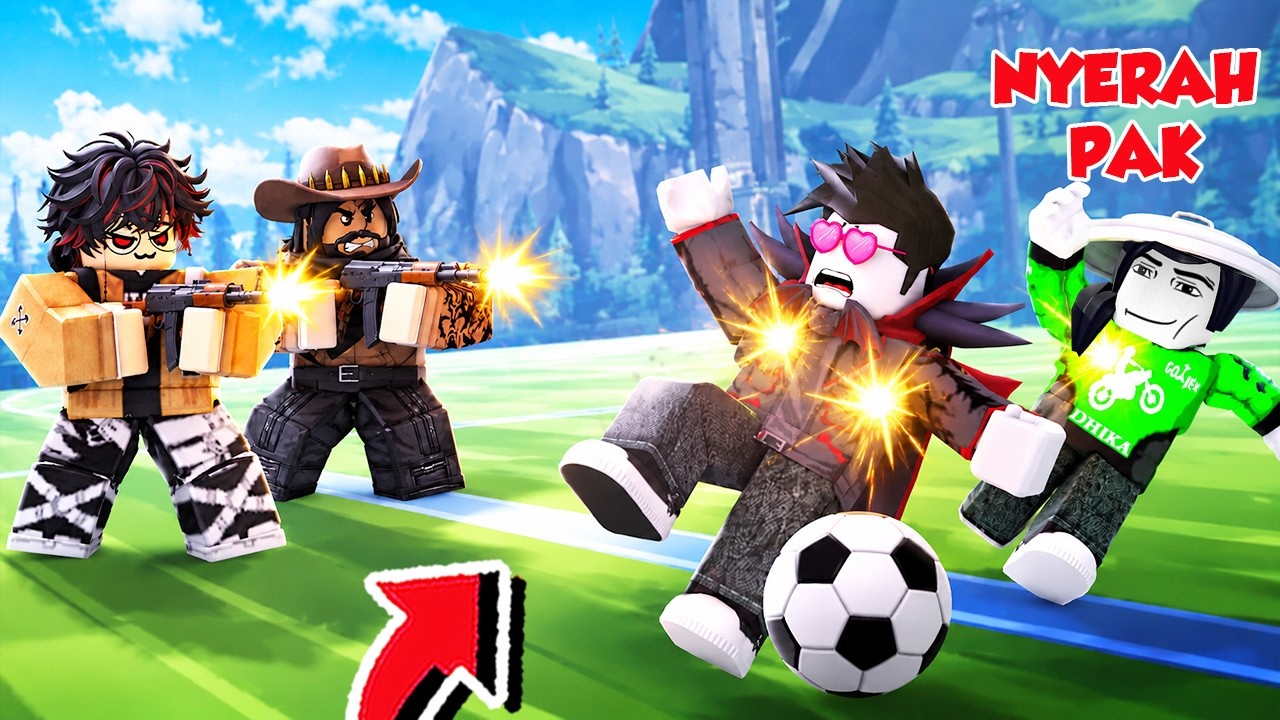4 KOPLAK MAIN BOLA PALING NGAKAK DAN RUSUH DI ROBLOX!!!