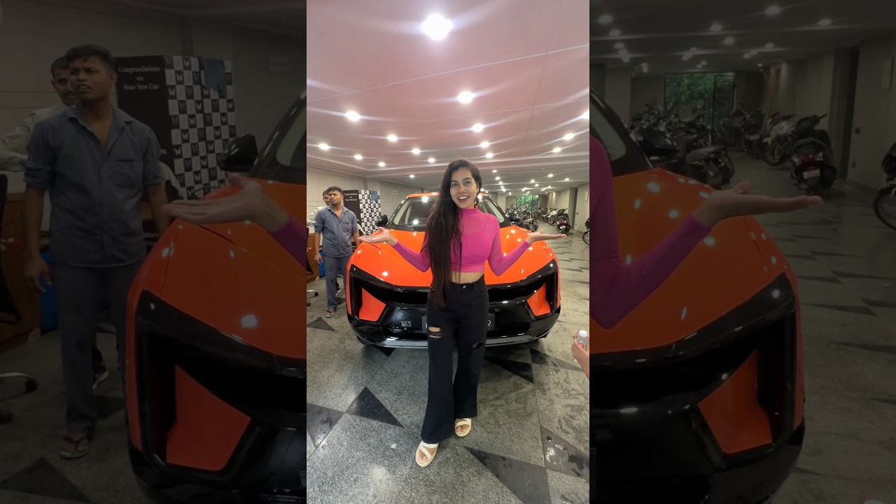 New Car Leli Monster Wali🚗 #car #supercars #supercars #luxury #mahindra #newcar