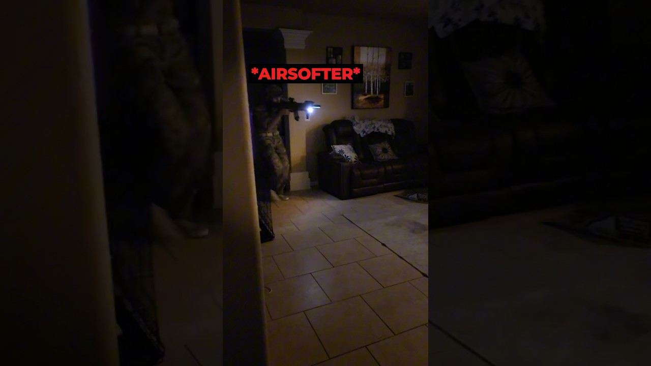 When Airsofter “Sweeps” The House….