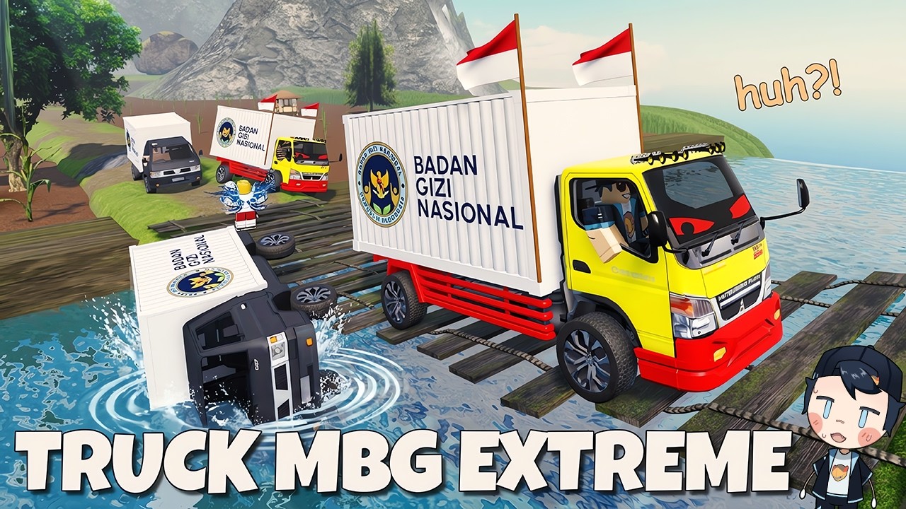 MANTAP!! Perjalanan Extreme Truk MBG Sampai Sekolah di Gunung 🚚🔥🗿 | Truck MBG Extreme Indonesia