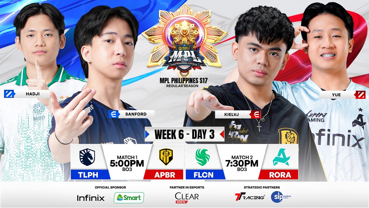 🔴 LIVE | MPL PH S17 | FILIPINO - Week 6 Day 3