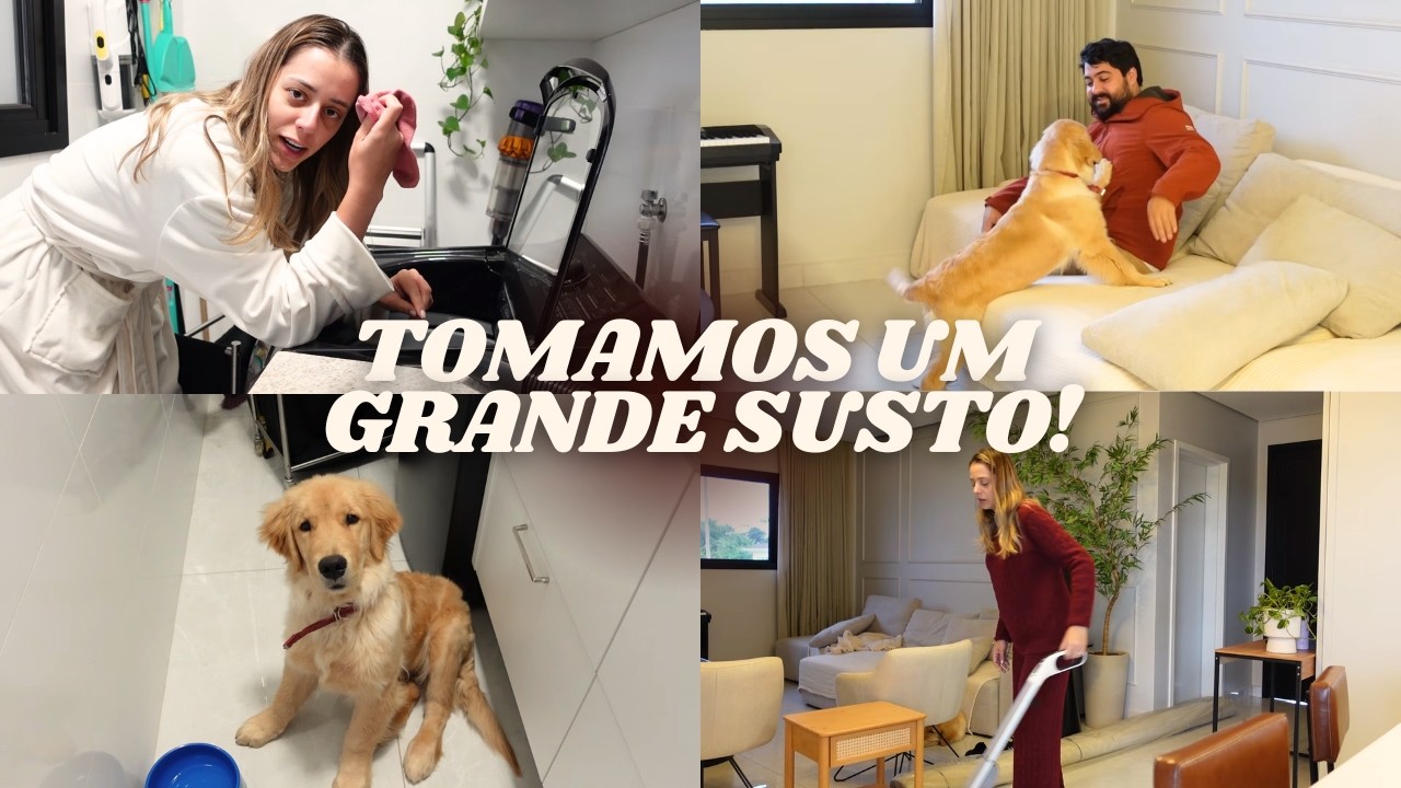 TIVEMOS UM ACIDENTE COM O NOAH, rotina de organização da casa nova + receita de carrot cake!