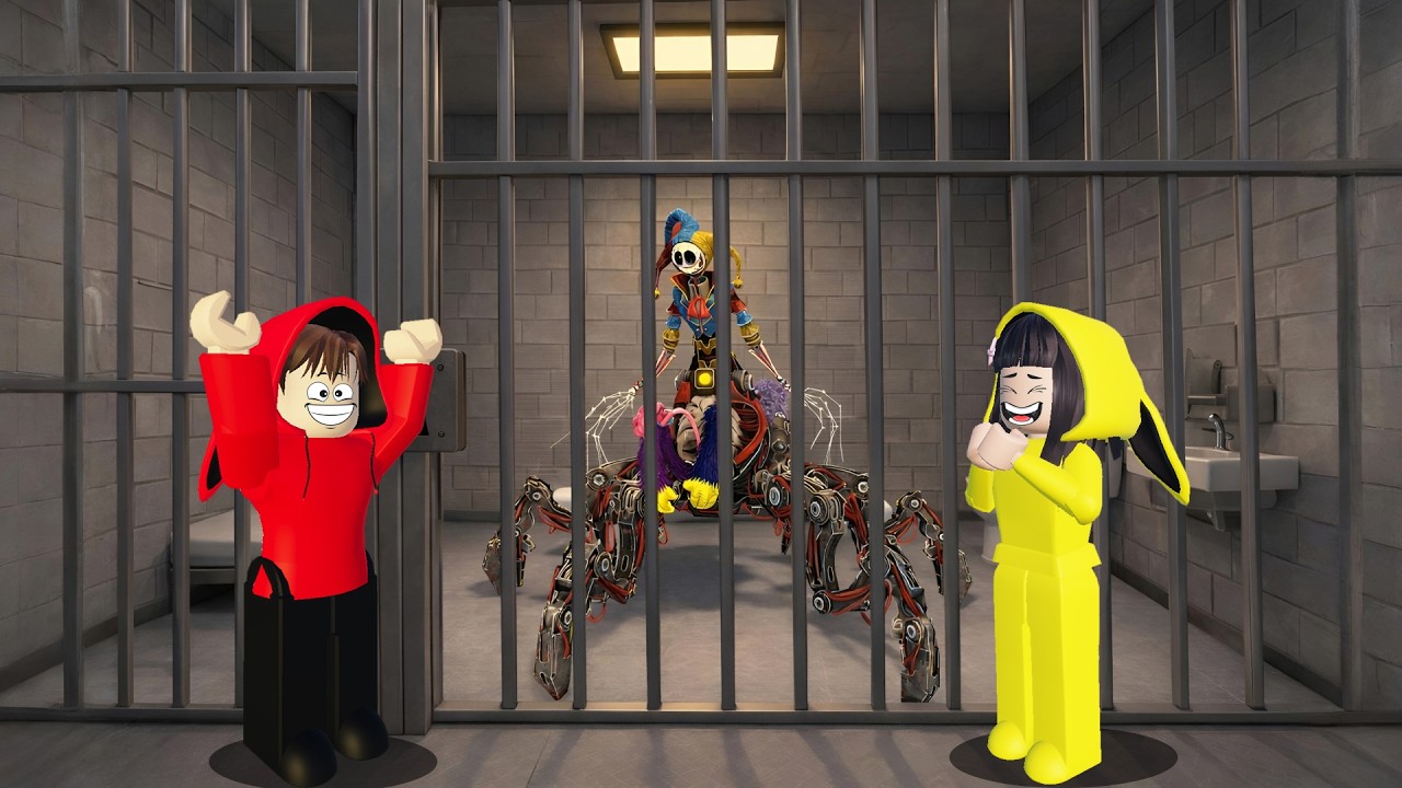 Yuta, Mio Dan Baby Celine Berhasil Memasukan The Prototype Poppy Playtime Kedalam Penjara || ROBLOX