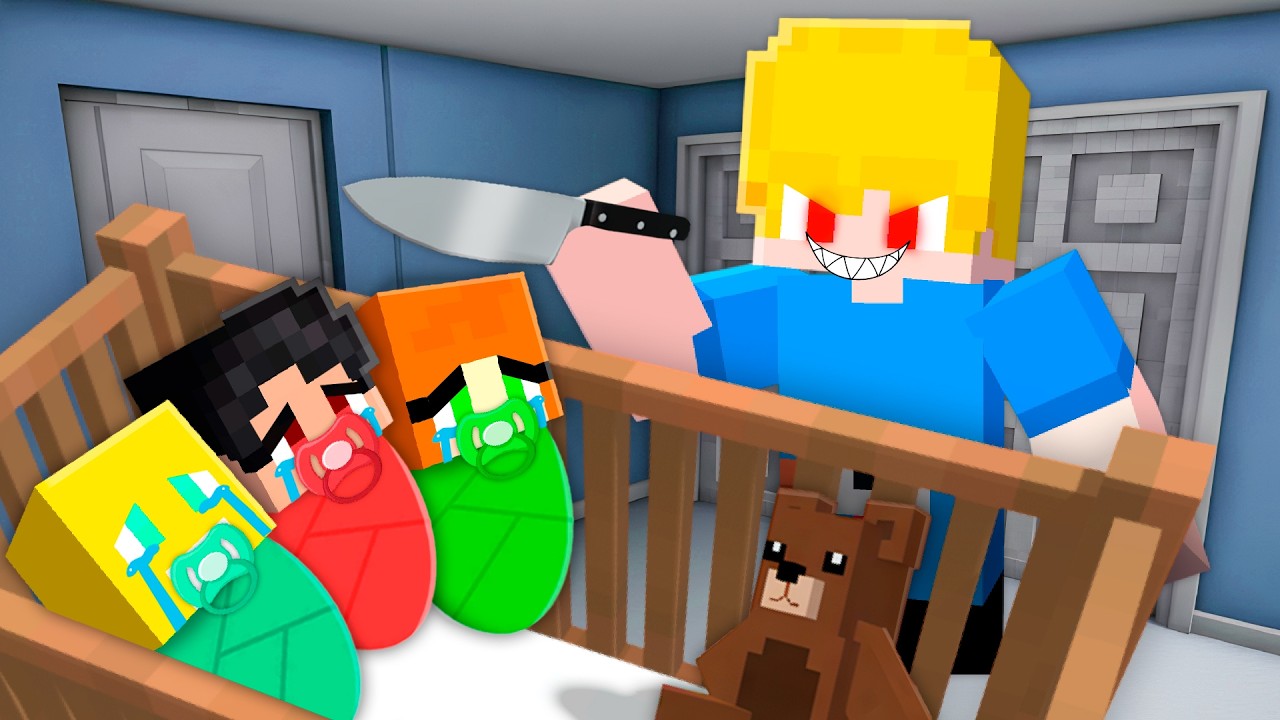 ADOTEI meus AMIGOS no minecraft