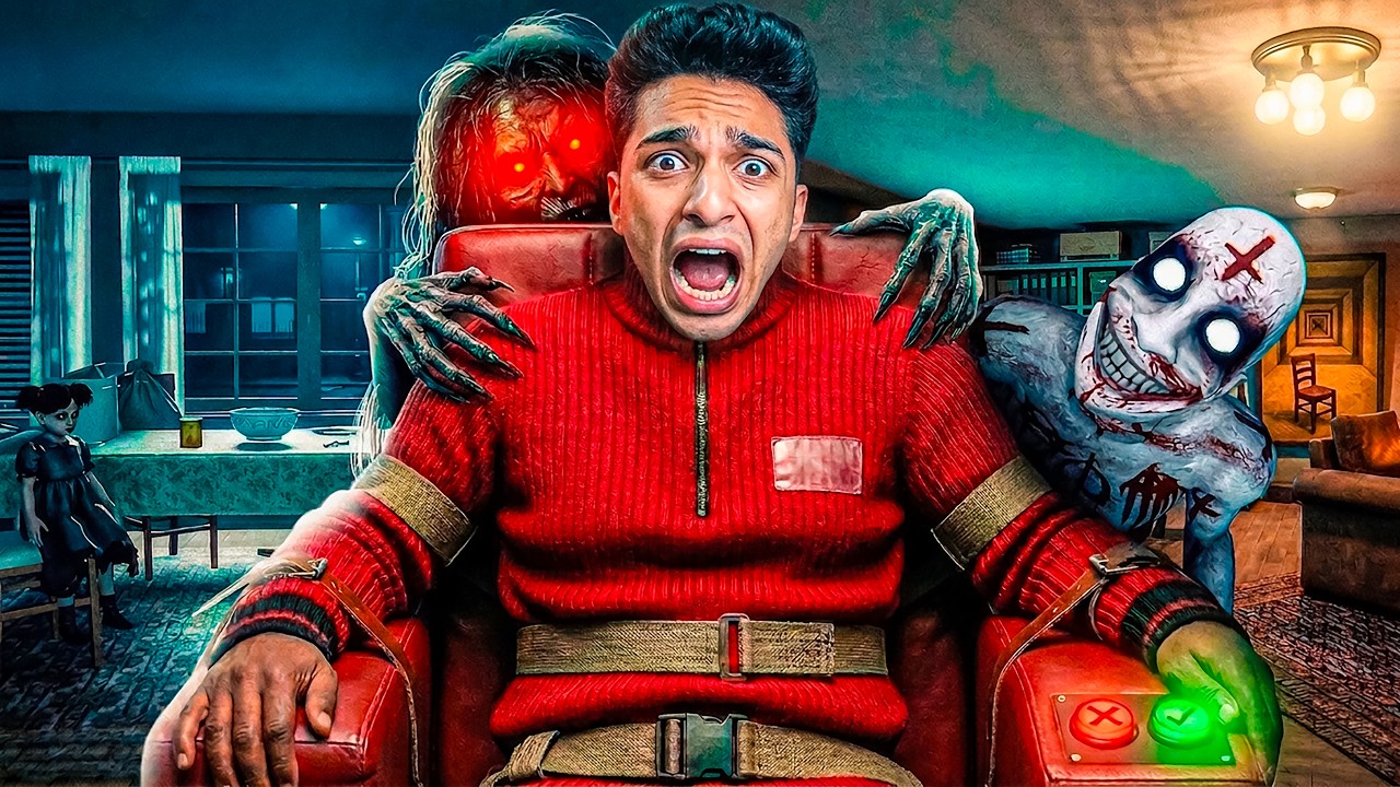 مربوط في كرسي وبيطلعلي ظواهر خارقه في اللعبه وكمان الحياه الحقيقيه | the floor above