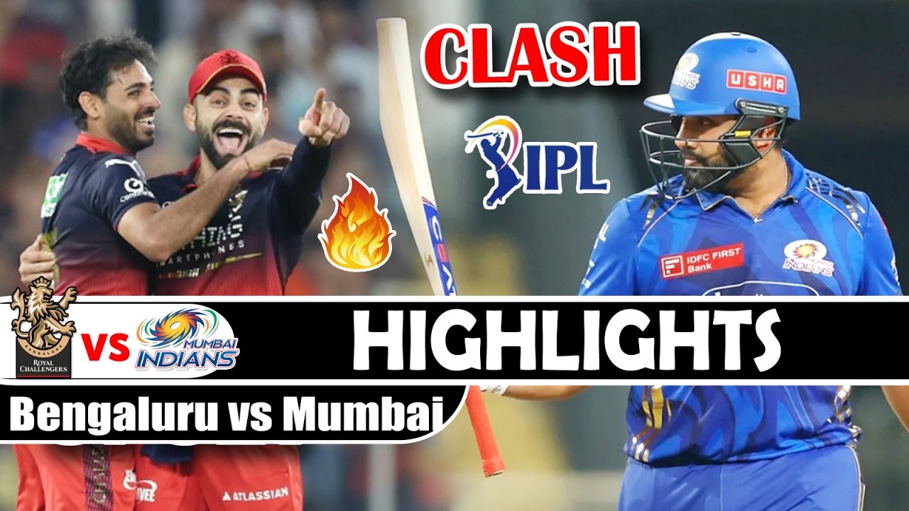 Royal Challengers Bengaluru vs Mumbai Indians IPL Match 54 Full Highlights 2026 | Rcb Vs Mi