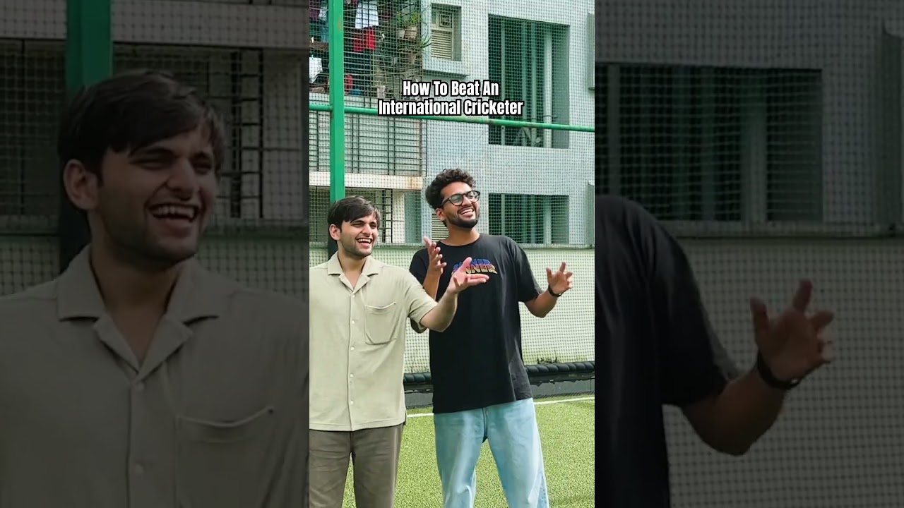 How to beat an International Cricketer #funny #funcho #comedy #cricket