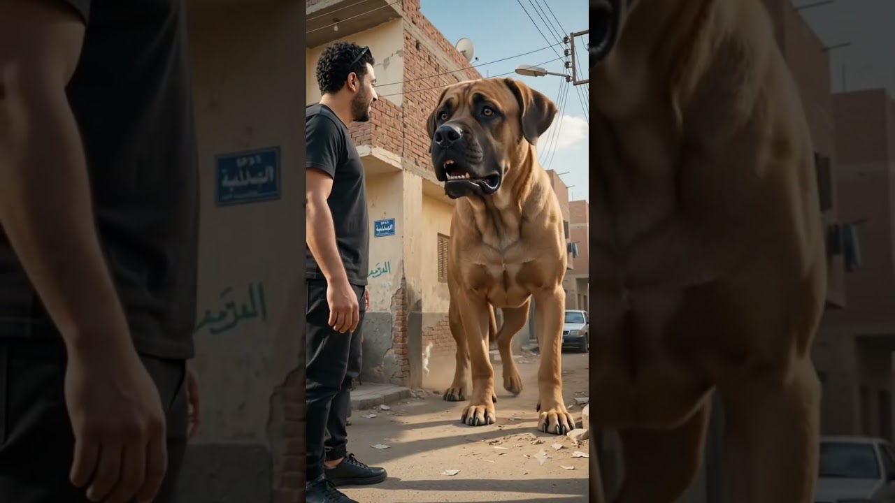 العملاق بيخاف من الكلاب