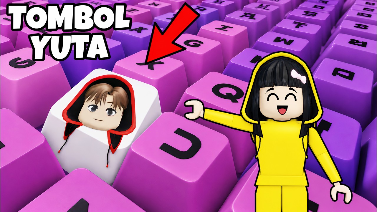 Yuta, Mio Dan Baby Celine Menemukan Tombol Yuta Di ASMR Speedrun Keyboard || ROBLOX
