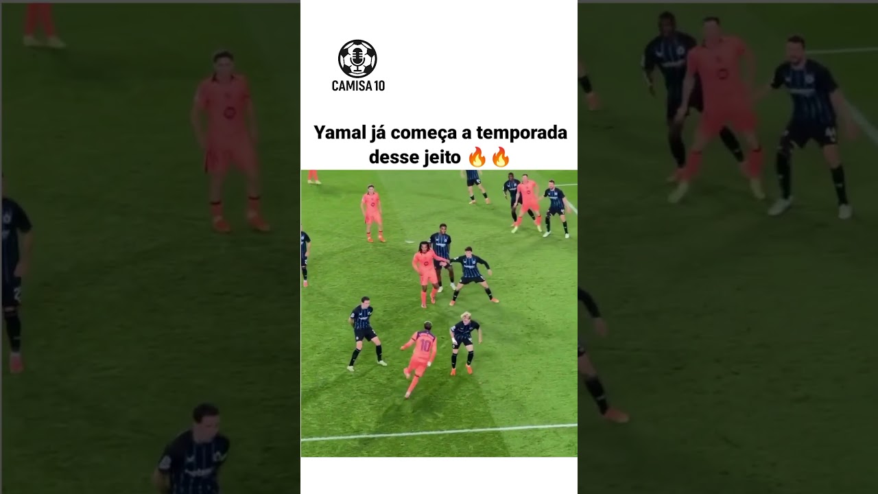 Impossível não ver esse golaço do Lamine Yamal! ✨ #futebol #LamineYamal #gol