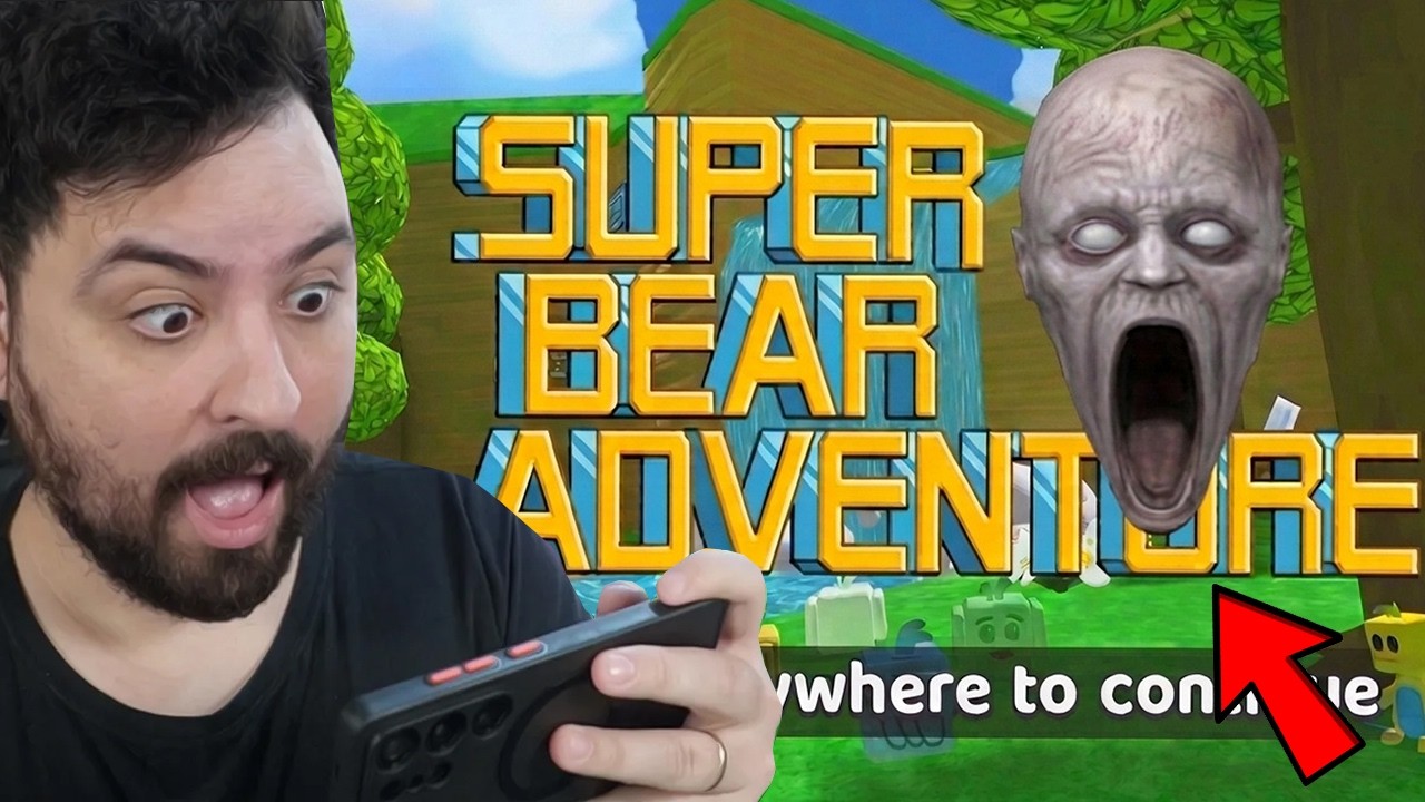 ENCONTREI o LUGAR SECRETO do SCP-096 no SUPER BEAR ADVENTURE !! (FUJA DELE)