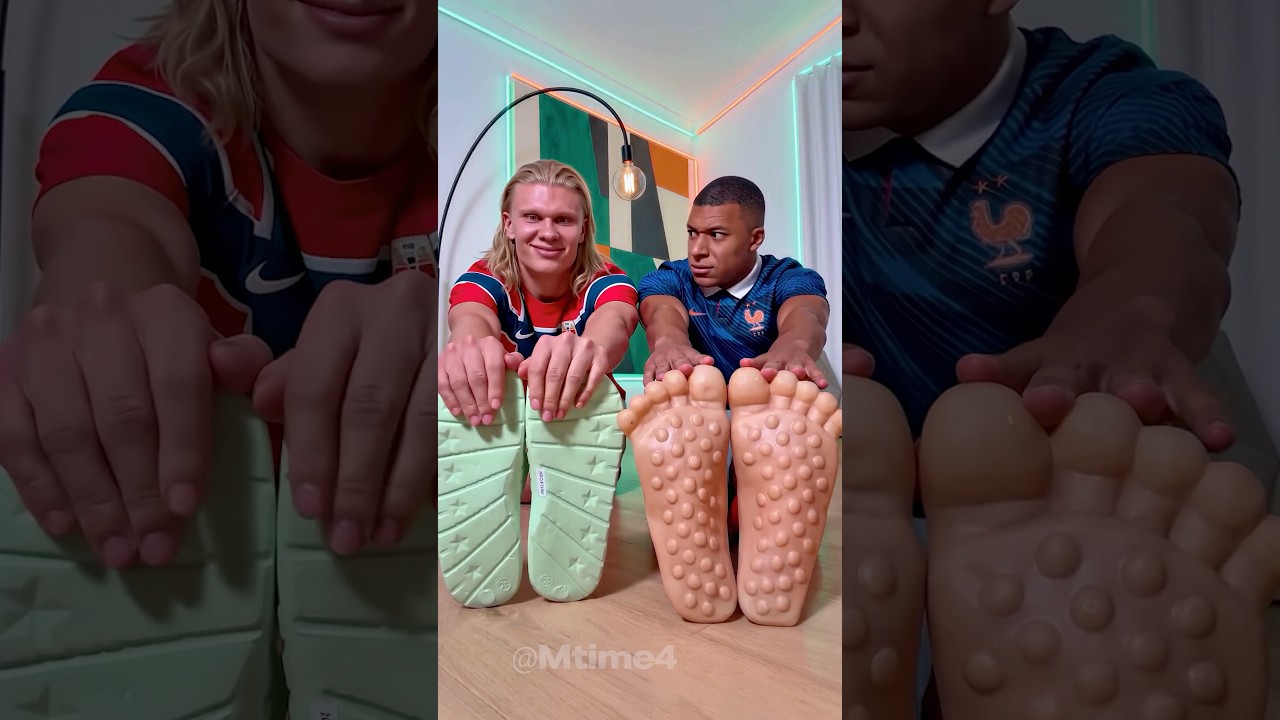 Haaland Let Mbappé Think He Won 😏💀 #football #haaland #parody