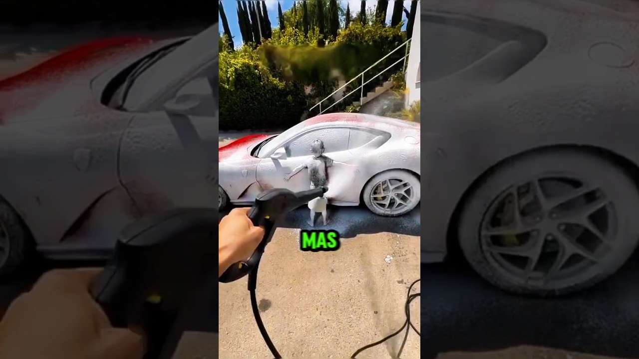 Ele fez isso com uma Ferrari! 😱