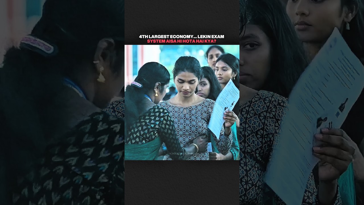 Exam Ka Sabse Kadwa Sach | Paper Leak Reality @scroll_with_taru#shorts