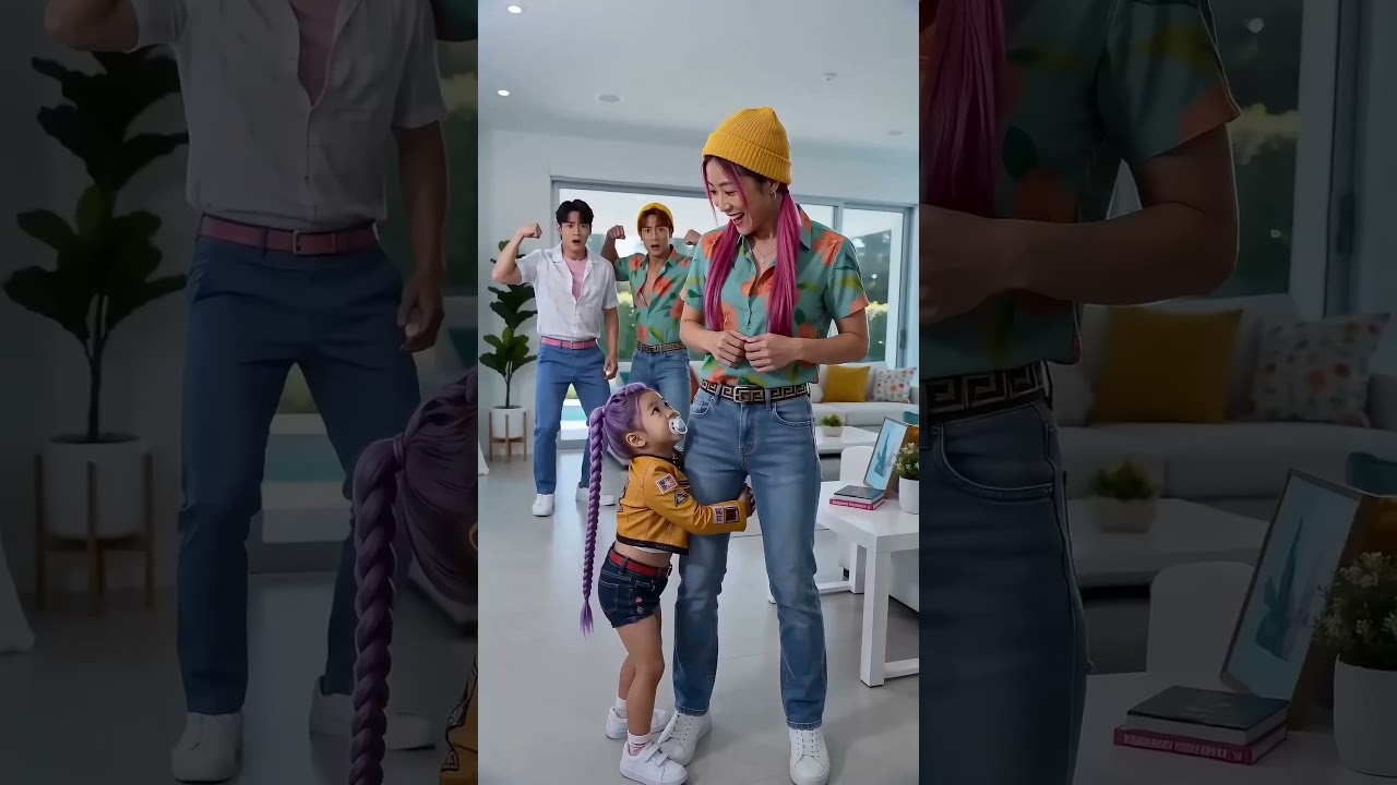 When Mom figures out the CHEAT CODE to win her baby back...#kpop #funny #kpopdemonhunters#abby #mira