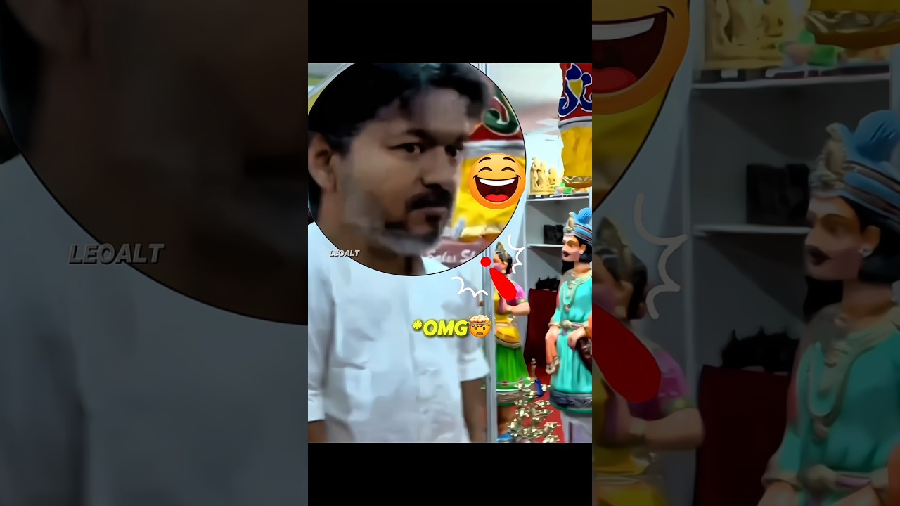 Bro just panicked for a while🤣#vijay #tamilsong