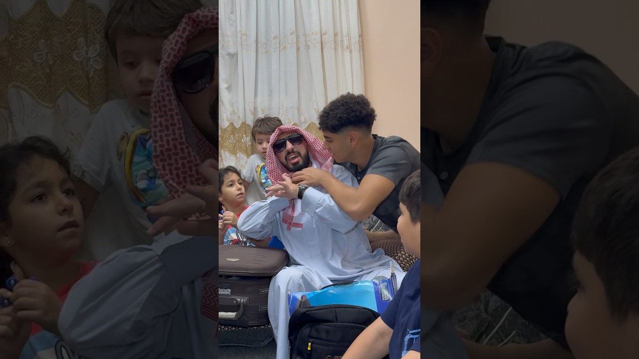 لما خالك يرجع من السفر 😂💸 #عبدالرحمن_الدسوقي