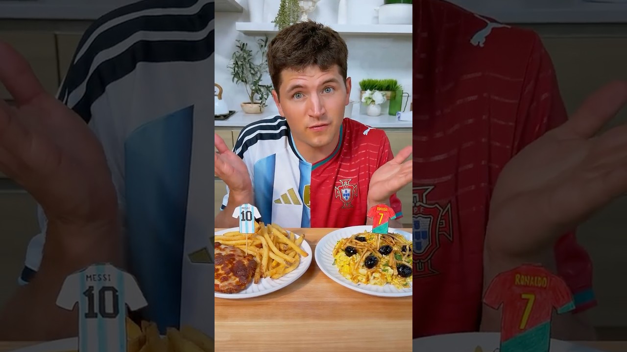 Messi vs Ronaldo Food