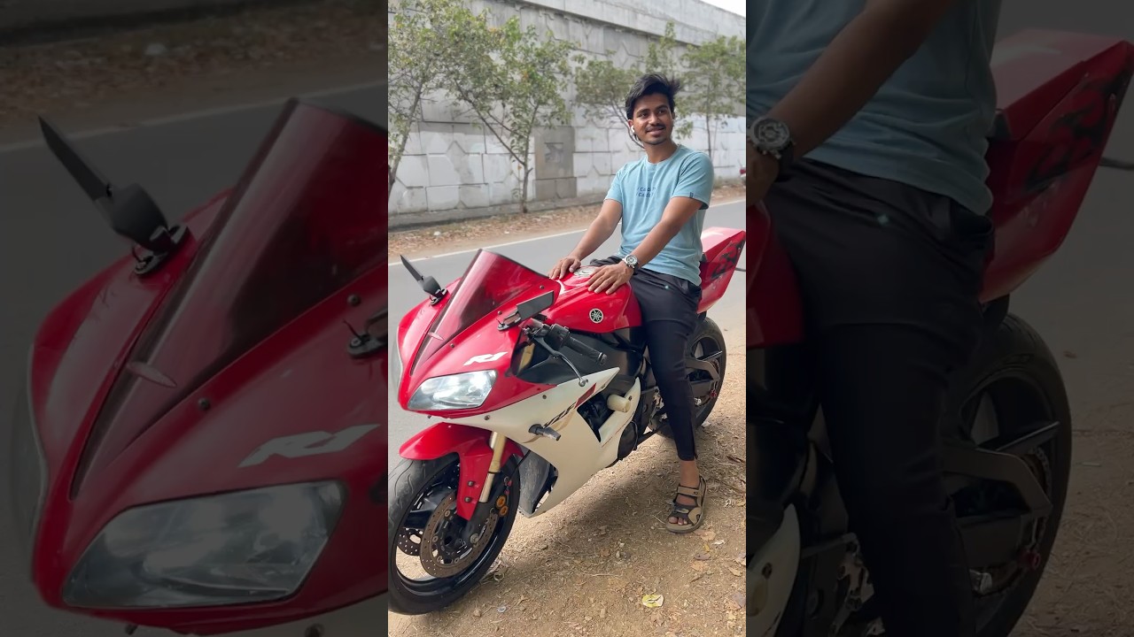 R1 super bike 🏍️✨#comedy #trending #viral #superbike #shorts