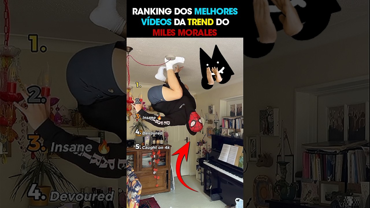 RANKING DOS MELHORES VÍDEOS DA TREND DO MILES MORALES (PARTE 4)